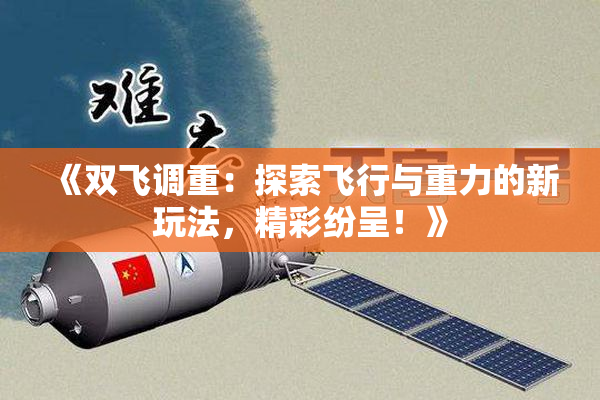 《双飞调重：探索飞行与重力的新玩法，精彩纷呈！》
