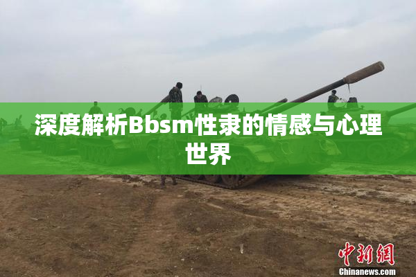 深度解析Bbsm性隶的情感与心理世界