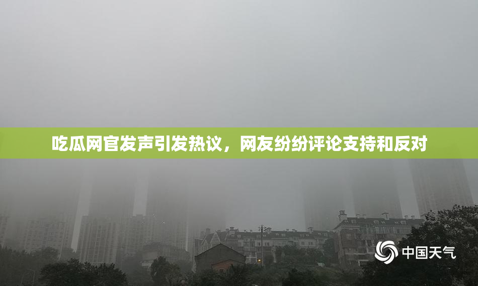吃瓜网官发声引发热议，网友纷纷评论支持和反对