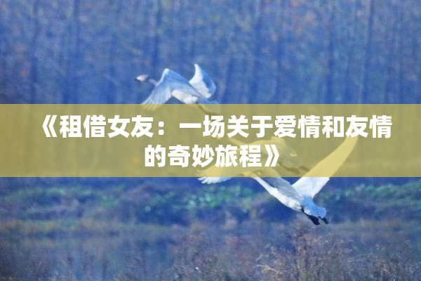 《租借女友：一场关于爱情和友情的奇妙旅程》