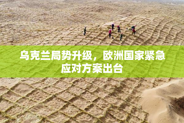 乌克兰局势升级，欧洲国家紧急应对方案出台