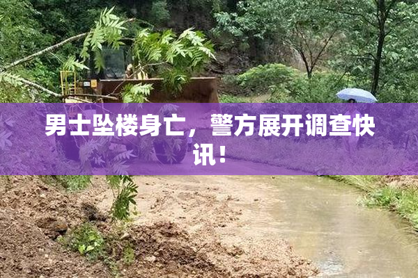 男士坠楼身亡，警方展开调查快讯！