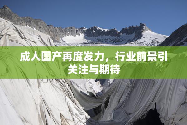成人国产再度发力，行业前景引关注与期待