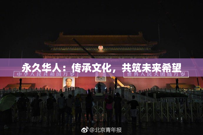 永久华人：传承文化，共筑未来希望