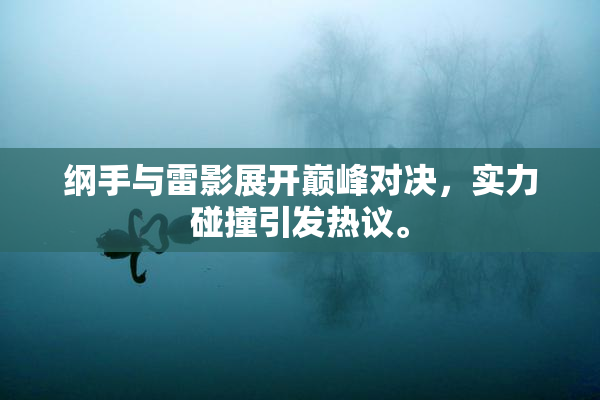 纲手与雷影展开巅峰对决，实力碰撞引发热议。