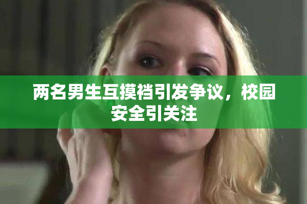 两名男生互摸裆引发争议，校园安全引关注