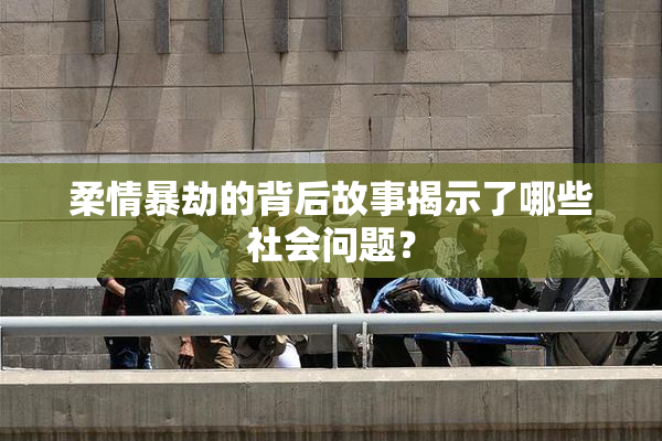 柔情暴劫的背后故事揭示了哪些社会问题？