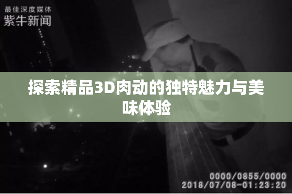 探索精品3D肉动的独特魅力与美味体验