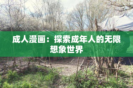 成人漫画：探索成年人的无限想象世界