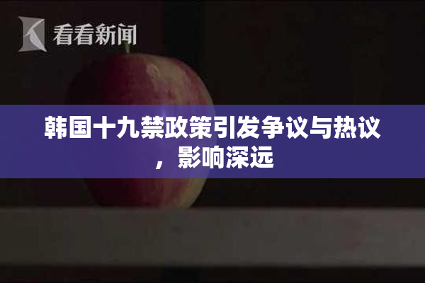 韩国十九禁政策引发争议与热议，影响深远