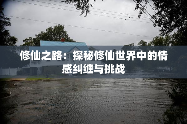 修仙之路：探秘修仙世界中的情感纠缠与挑战