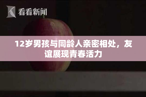 12岁男孩与同龄人亲密相处，友谊展现青春活力
