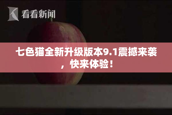 七色猫全新升级版本9.1震撼来袭，快来体验！