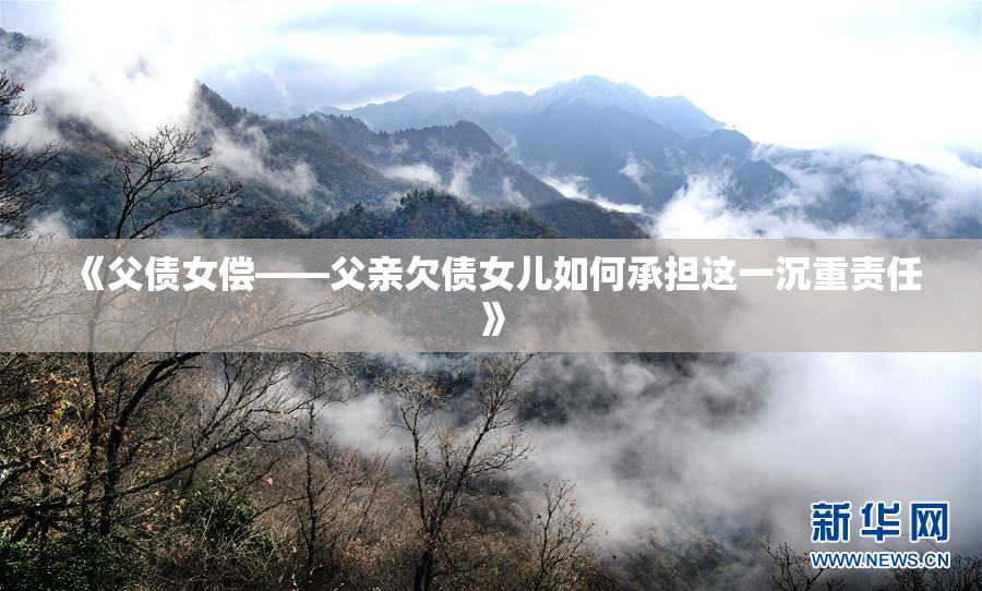 《父债女偿——父亲欠债女儿如何承担这一沉重责任》