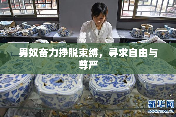男奴奋力挣脱束缚，寻求自由与尊严