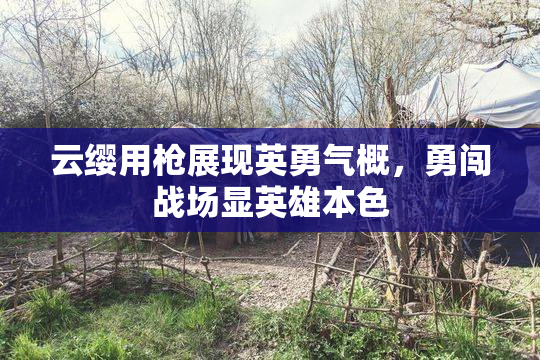 云缨用枪展现英勇气概，勇闯战场显英雄本色