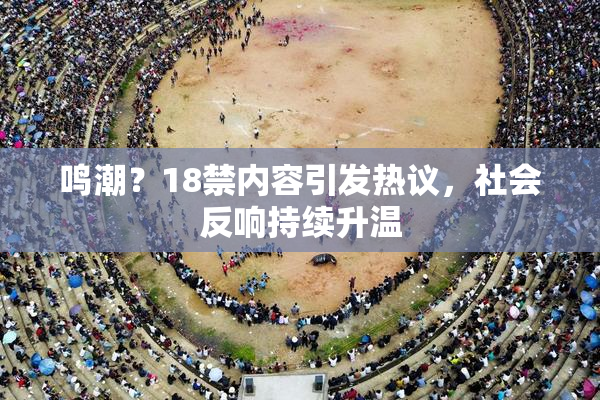 鸣潮？18禁内容引发热议，社会反响持续升温