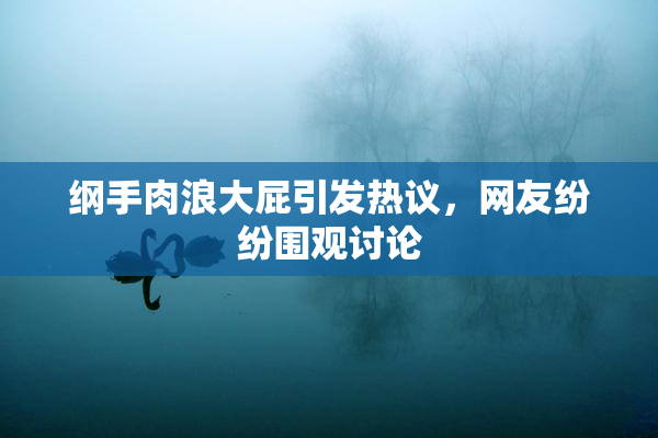 纲手肉浪大屁引发热议，网友纷纷围观讨论
