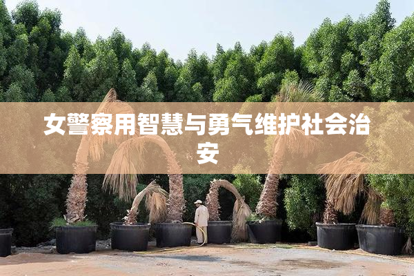 女警察用智慧与勇气维护社会治安