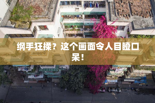 纲手狂揉？这个画面令人目瞪口呆！