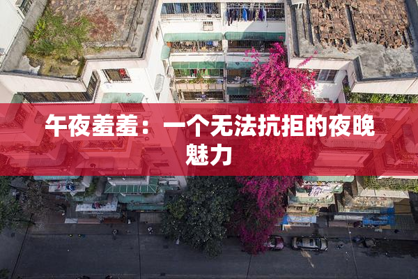 午夜羞羞：一个无法抗拒的夜晚魅力