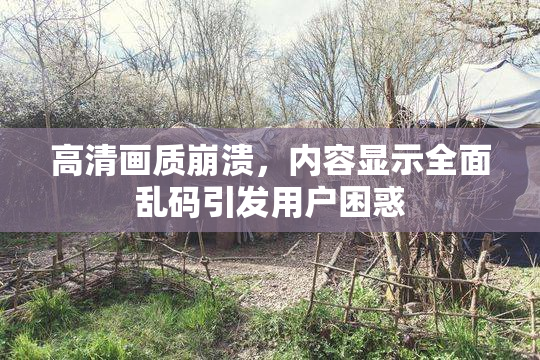 高清画质崩溃，内容显示全面乱码引发用户困惑