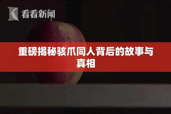 重磅揭秘骇爪同人背后的故事与真相