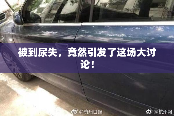 被到尿失，竟然引发了这场大讨论！