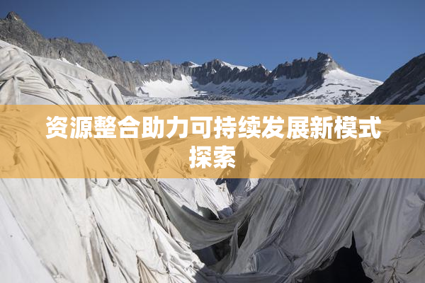 资源整合助力可持续发展新模式探索