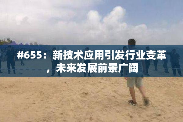 #655：新技术应用引发行业变革，未来发展前景广阔