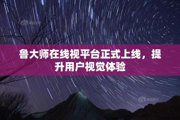 鲁大师在线视平台正式上线，提升用户视觉体验