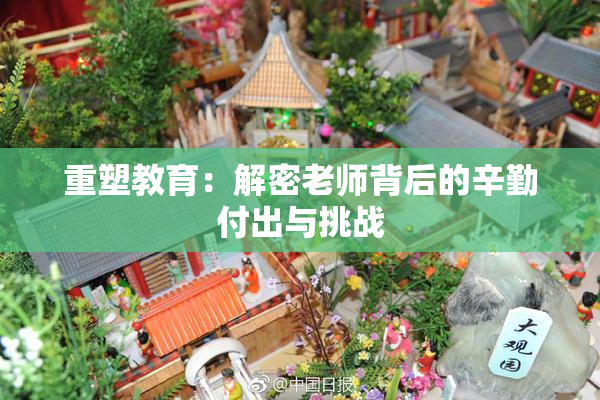 重塑教育：解密老师背后的辛勤付出与挑战