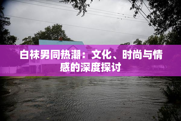 白袜男同热潮：文化、时尚与情感的深度探讨