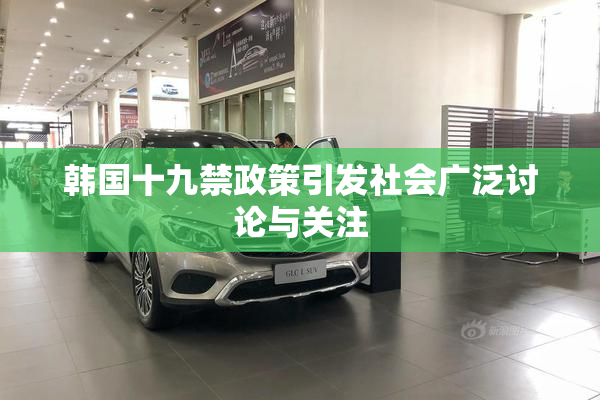 韩国十九禁政策引发社会广泛讨论与关注