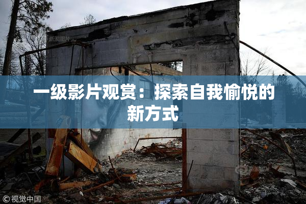 一级影片观赏：探索自我愉悦的新方式