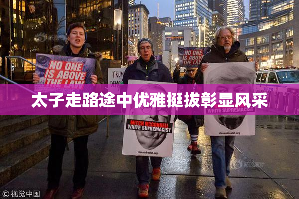 太子走路途中优雅挺拔彰显风采