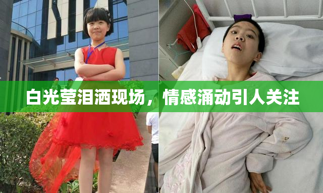 白光莹泪洒现场，情感涌动引人关注