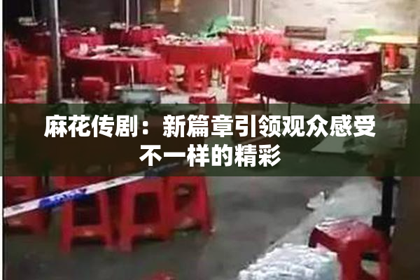 麻花传剧：新篇章引领观众感受不一样的精彩