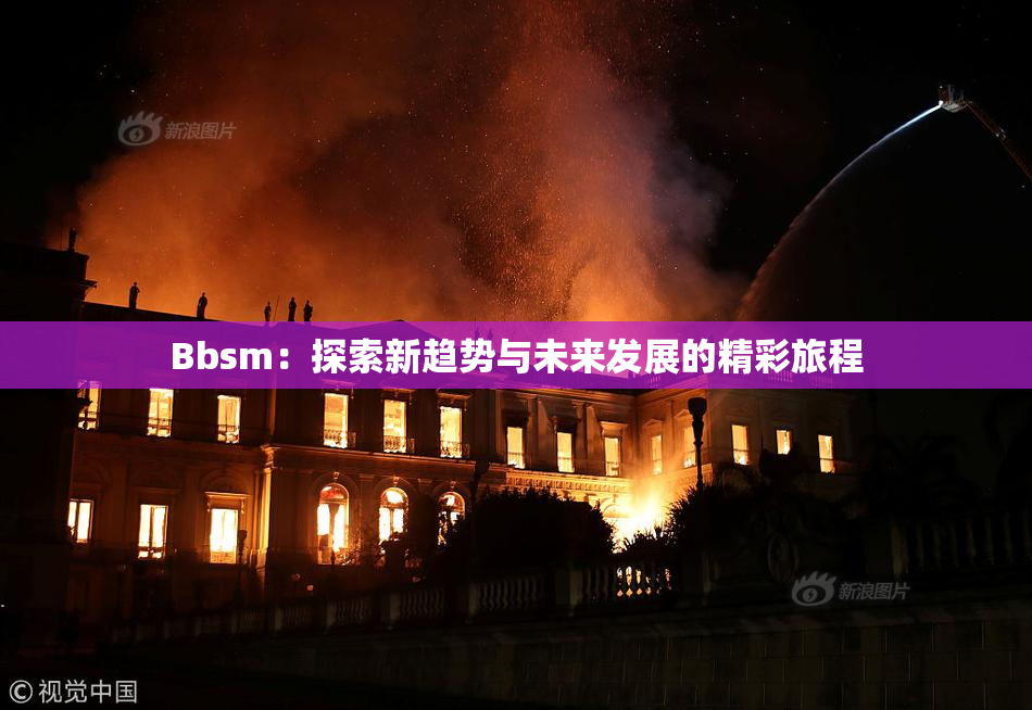 Bbsm：探索新趋势与未来发展的精彩旅程