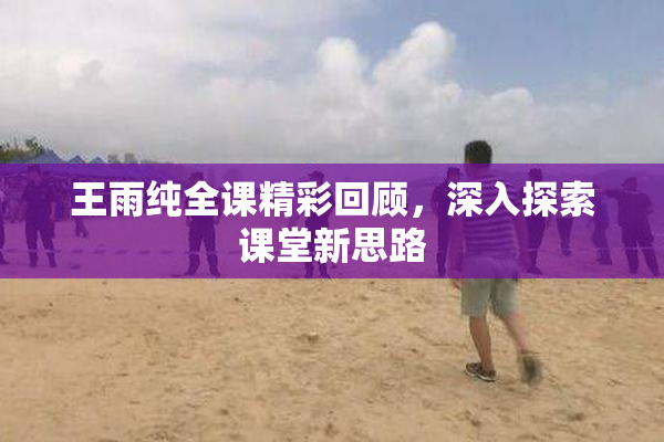 王雨纯全课精彩回顾，深入探索课堂新思路
