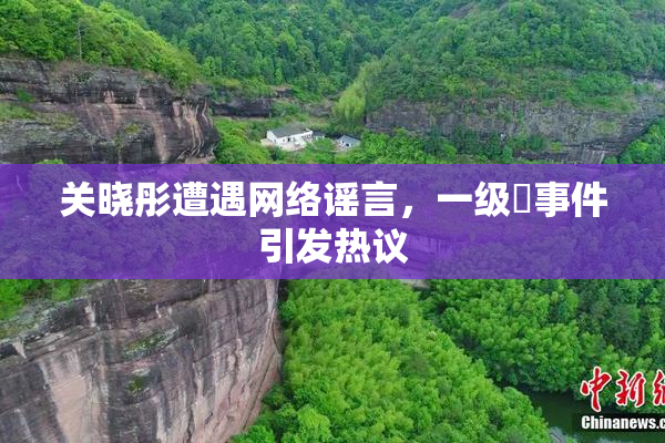 关晓彤遭遇网络谣言，一级婬事件引发热议