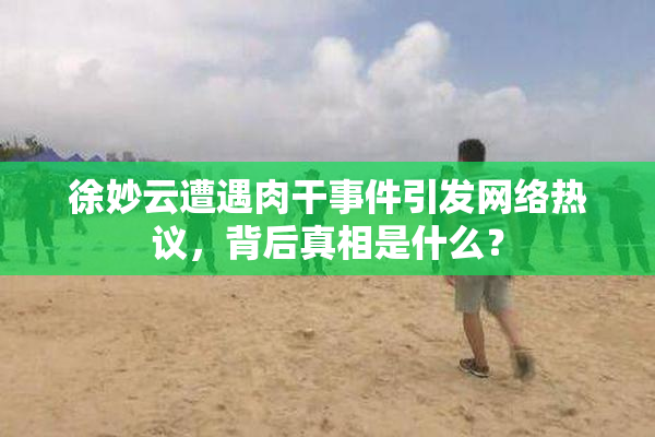 徐妙云遭遇肉干事件引发网络热议，背后真相是什么？