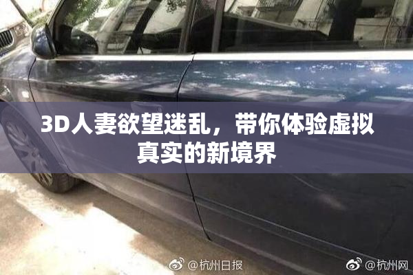 3D人妻欲望迷乱，带你体验虚拟真实的新境界