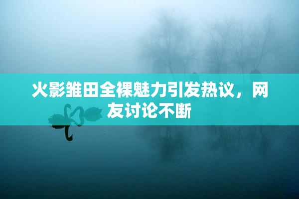 火影雏田全裸魅力引发热议，网友讨论不断