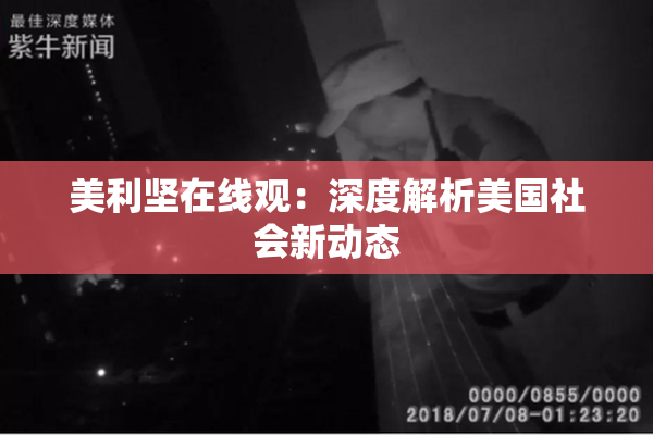 美利坚在线观：深度解析美国社会新动态