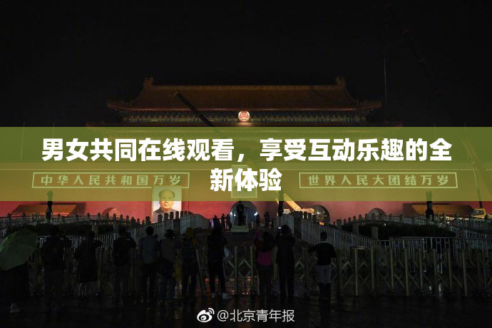 男女共同在线观看，享受互动乐趣的全新体验