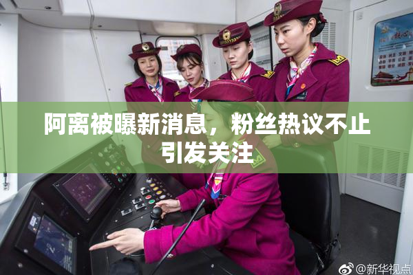 阿离被曝新消息，粉丝热议不止引发关注