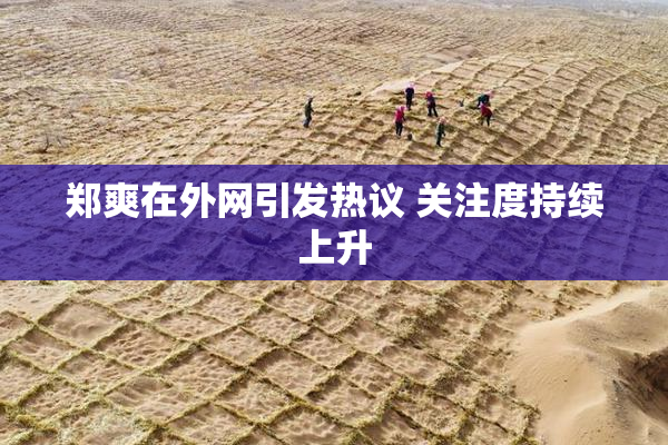 郑爽在外网引发热议 关注度持续上升
