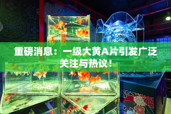 重磅消息：一级大黄A片引发广泛关注与热议！