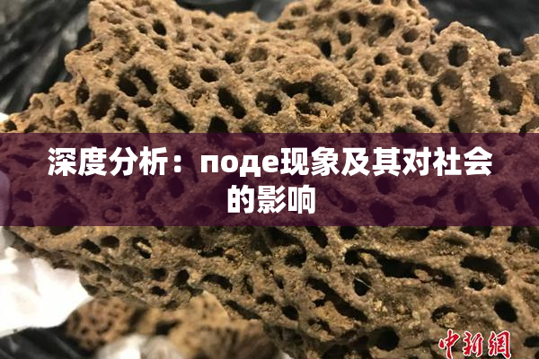 深度分析：поде现象及其对社会的影响